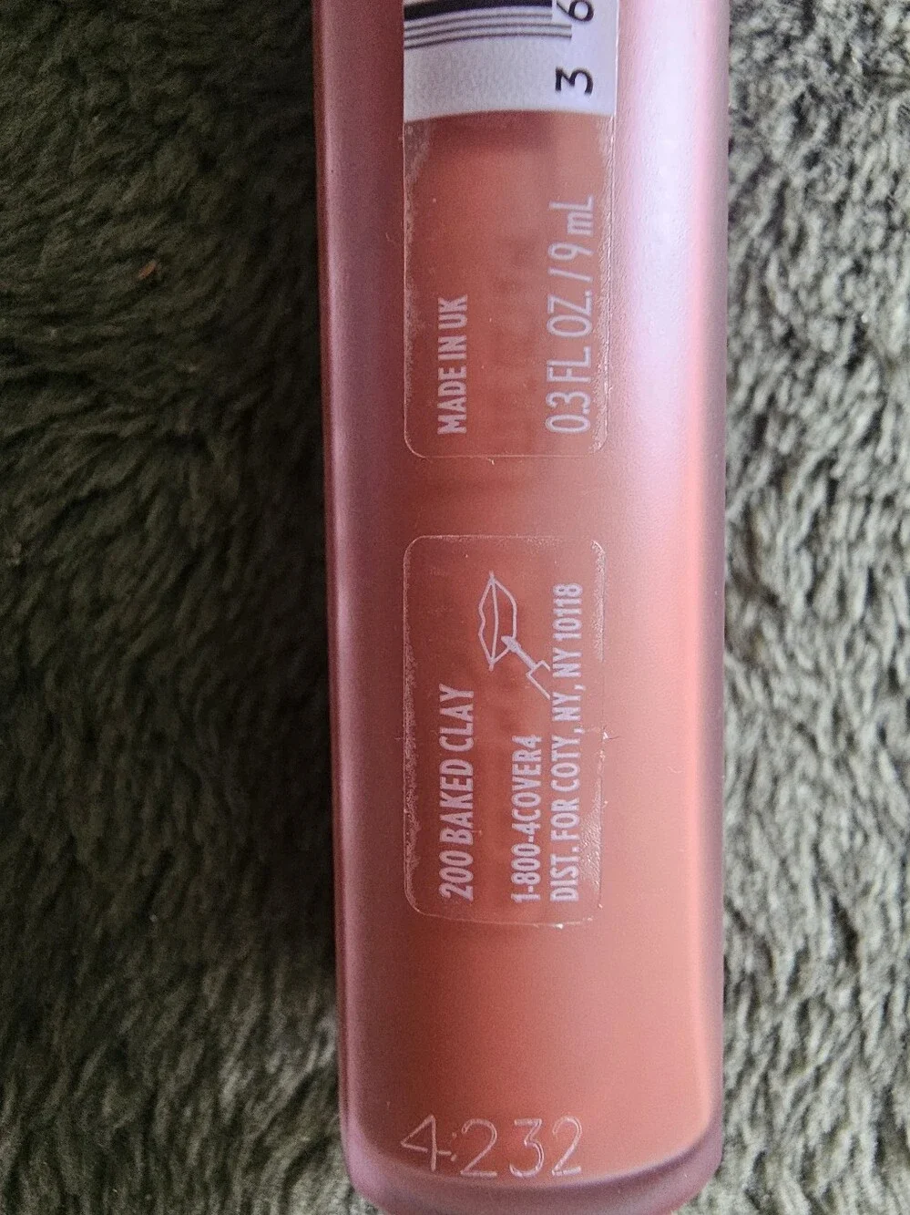 CoverGirl Outlast Forever Velvet Pigment, 200 Baked Clay, Matte Lipstick